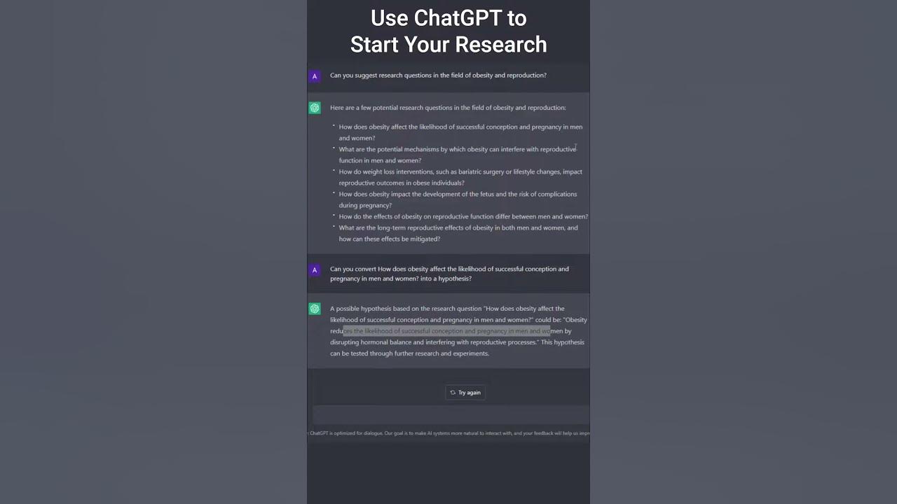 How to Use ChatGPT in Your Scientific Research