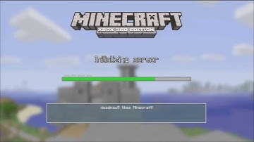 Minecraft for xbox 360 lets play: part 1 (spawning and starting up)