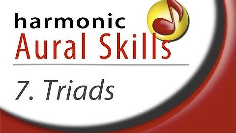 Harmonic Aural Skills (Lesson 7) Triads in a Key.