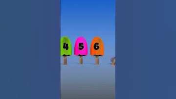 Learn Numbers with Number Ice Cream Popsicles sponsored by Preview 2 Frank V2 Effects #Shorts