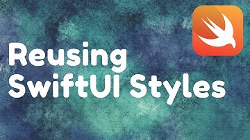 Reusing SwiftUI Styles