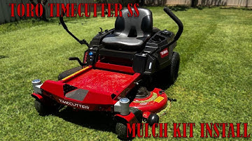 How to install mulch kit on a Toro Timecutter SS 42” Zero turn mower #toro #zeroturnmower #mulchkit
