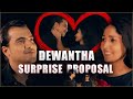 Dewantha surprise wedding proposal