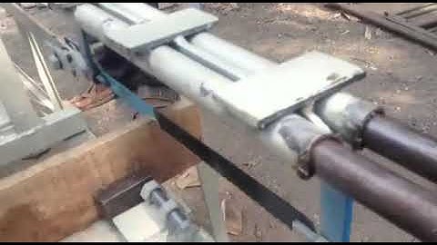 Pedal Operated hacksaw and cutter