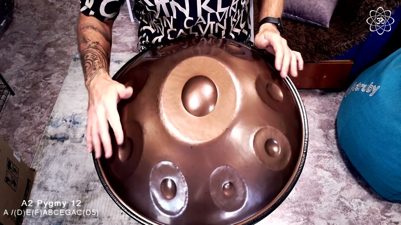 A2 pygmy extended 12 notes Stainless Steel Atom Handpans