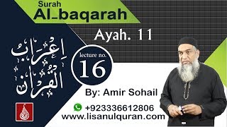Surah Al baqarah Ayah No.11 (A'raab-ul-Quran)