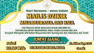 🔴 LIVE STREAMING MAJLIS DZIKIR MAULIDURRASUL SAW & HAUL DESA SUKORAME - GRESIK 2026