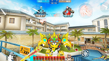 Crossfire Mobile GZCF v2.52 - HMX w/ Robot Melee Weapon - CSGO Mobile - Offline FPS Android Gameplay