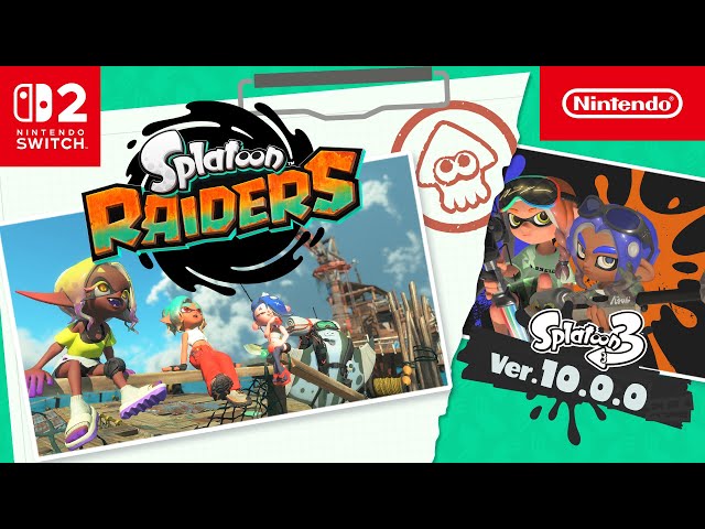 Splatoon Raiders, coming to Nintendo Switch 2 + Splatoon 3 updates