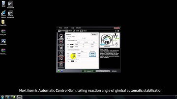DJI Naza-M Assistant—Gimbal Tuning