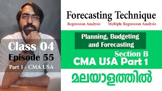Forecasting Techniques | Planning, Budgeting and Forecasting | Section B | Part 1 | Episode 55