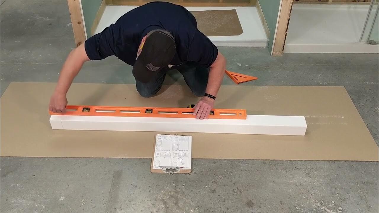 How to Install a Mincey Marble 1Piece Curb YouTube