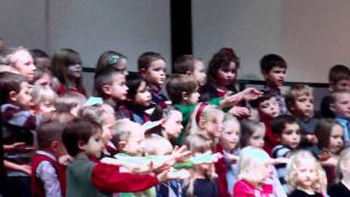 Payton's Christmas Program 2011- Rocking around the Christmas Tree and Mary sat a'rockin'