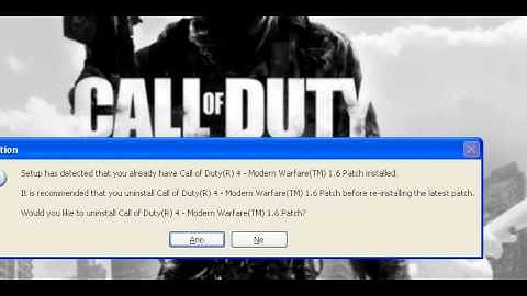 Cod 4 Error :Setip could not file on the specified patch or disk