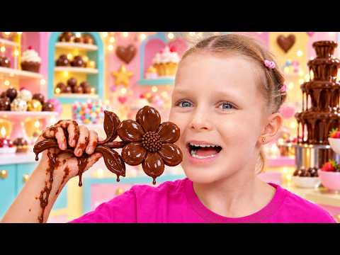 Real or Chocolate? 🍫😲 Alex and Dasha Surprise Dad