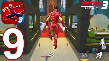 Spider Fighter 3 Gameplay Walkthrough Part 9 - Iron Man (Android, iOS)
