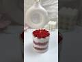 This candle looks like a sweet red velvet rose cake 🍰🌹 #asmr #candle #candlemaking #candles #diy