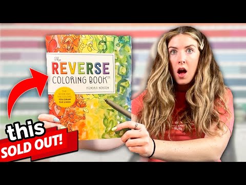 I Tried A Reverse Coloring Book *It Sold Out*