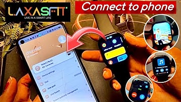 Laxasfit Smartwatch Connect To Phone |Laxasfit App | set Photo In Laxasfit | laxasfit Time Setting