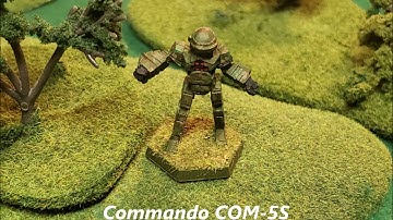 Battletech:  Commando COM-5S Mercenary Commanders Thoughts From The Inner Sphere Episode 135