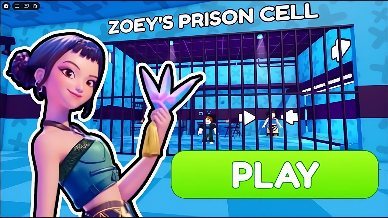 ZOEY'S PRISON RUN! Obby roblox! Gameplay Walkthrough No Death 4K