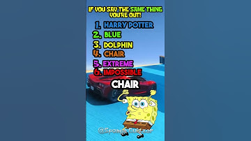 Don’t say the same 💭❌ #brainteasers  #mindgames  #spongebob
