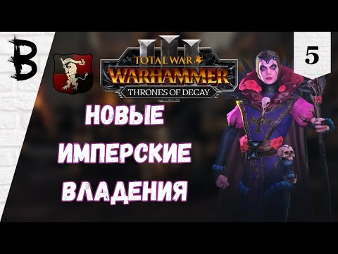 Видео: Total War: Warhammer 3 Thrones of Decay Элспет фон Дракен, Виссенланд #5 "Новые имперские владения"