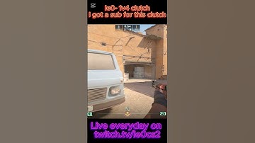 le0- 1v4 clutch that got me 1 sub on twitch