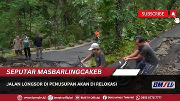 JALAN LONGSOR DI PENUSUPAN AKAN DI RELOKASI