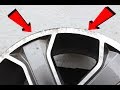 How to repair Alloy wheel Rims without painting!