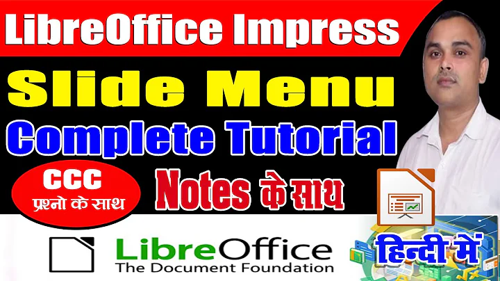 LibreOffice Impress Slide Menu Tutorial in Hindi | Slide Menu Tutorial | LibreOffice Impress |