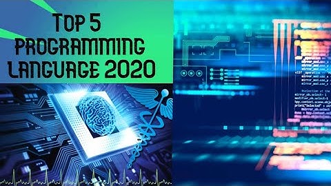Top 5 programming language For 2020