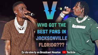 BOOSIE verzuz MONEYBAGG YO, Who Got The BEST FANS in JACKSONVILLE, FLORIDA