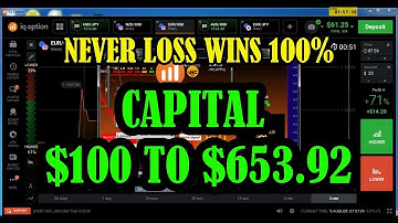 Bot IQ OPTION Signal trading in real account | CAPITAL $100 TO $653.92 PROFIT 1000% ,- live trading