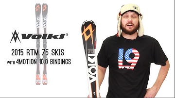 Volkl 2015 RTM 75 Skis with 4 Motion 10 0 Bindings