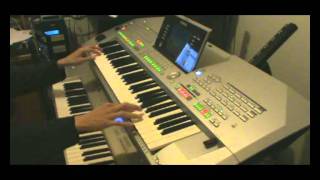 Video thumbnail of "How Deep Is Your Love (Bee Gees) - Yamaha Tyros 2 and Korg Triton Studio"