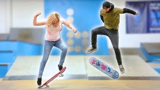 LEARN TO KICKFLIP IN 1 HOUR $10,000 CHALLENGE!