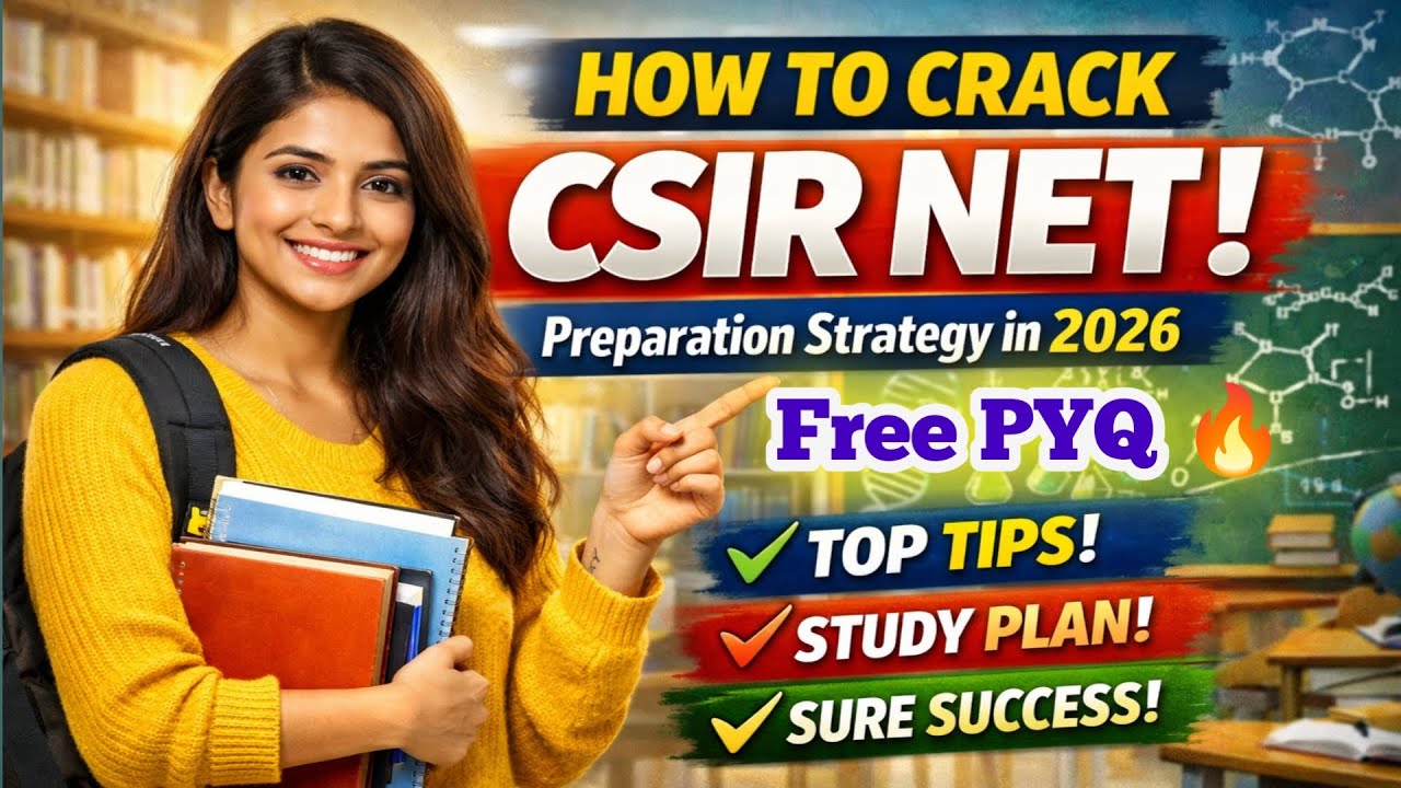Download Free CSIR NET PYQ 🔥 CSIR NET Preparation Strategy 2026 | 
