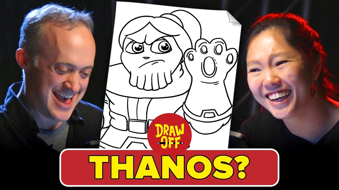 ⁣Animator Vs. Cartoonist Draw Each Other As Avengers • Draw-Off