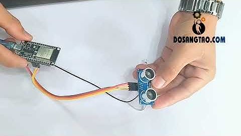 Cảm Biến Siêu Âm HC - SR04 #shorts #dongco, #chetaodochoi #cambiensieuam #cambien