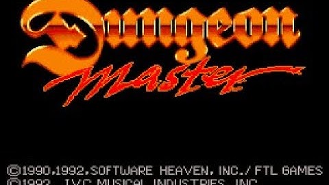 Dungeon Master - Super Nintendo - Start-Up - Opening - Title Screen - SNES