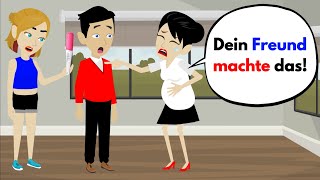 Learn German | Mother gets pregnant by her daughter's boyfriend | Vocabulary and important verbs