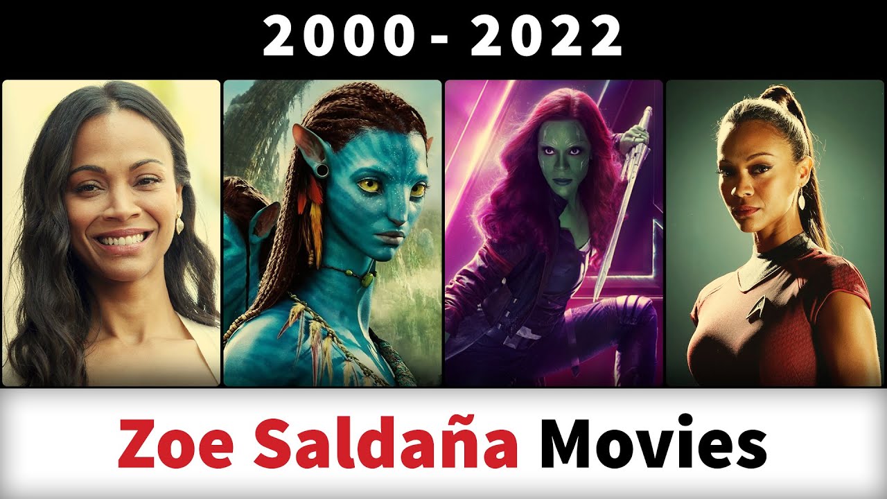 Zoe Saldaña Movies (2000-2022) - Filmography - YouTube