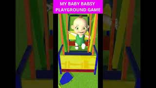 My Baby Babsy Playground Fun Game | Baby on Swing #Shorts screenshot 5