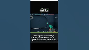 You Can Open Teleporters in Valorant From Outside as Raze!?