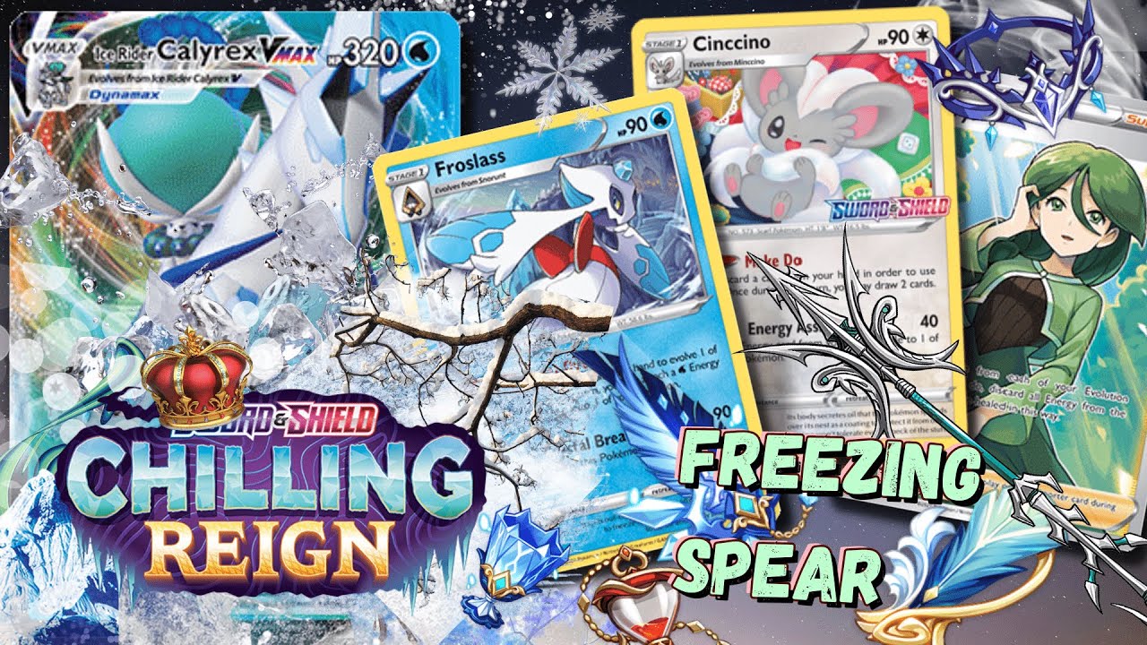 Ice Rider Calyrex VMAX Deck Profile. W/ Froslass & Cheryl. Pokemon TCG Online. Chilling Reign
