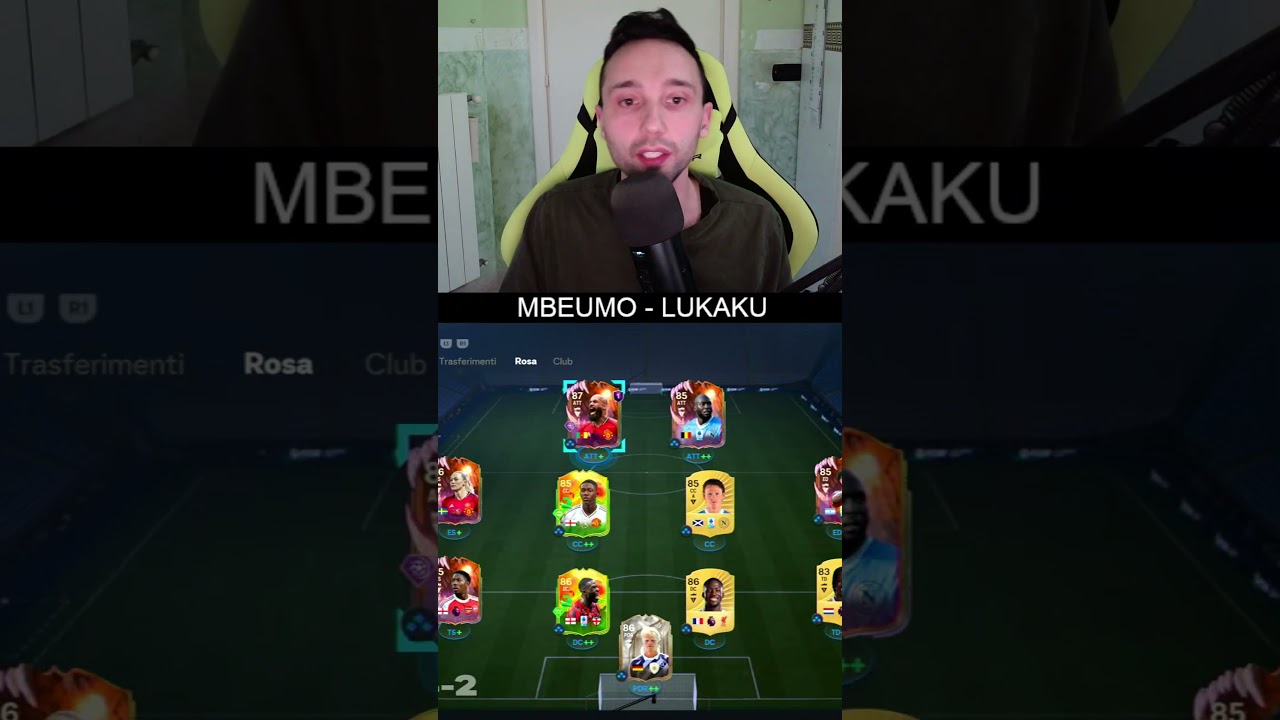 Mbeumo e Lukaku testati su FC26 in meno di 1 minuto ⚡ #fc26 #ultimateteam  #fc26review #eafc24
