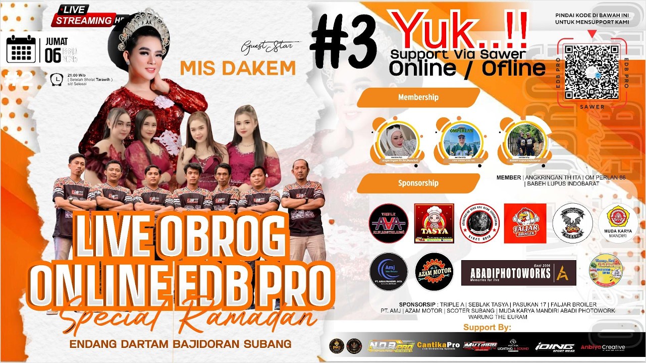 🔴LIVE OBROG ONLINE PART #03 EDB PRO Spesial Ramadhan 2026 || JUM'AT, 06 MARET 2026