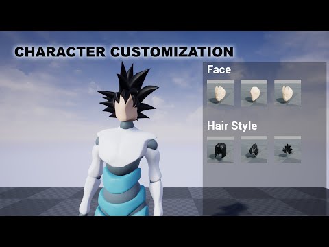 Unreal Modular Character Customization System I