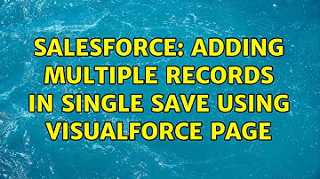 Salesforce: Adding Multiple records in single save using visualforce page